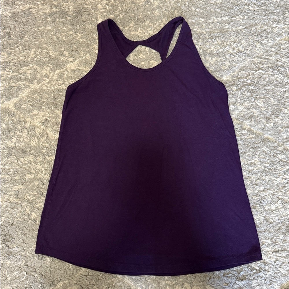 Purple Zyia Twist Back Women's Tank Top